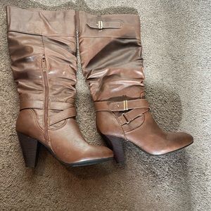 Brown Belted  Boots
